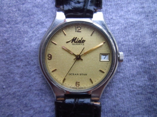 +++++ Mido สตรีหน้าปัดทองเนื้อทราย +++++