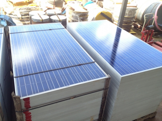ขายแผ่นโซล่าเซลล์ (Solar cell) 285w สภาพสวย ต่อ Inverter ใช้งานได้เลย