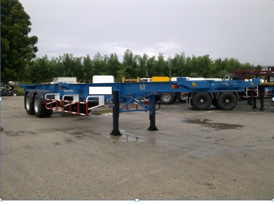 รถเทรลเลอร์ก้างปลา 2 เพลา  Panus รถใหม่พร้อมรับ