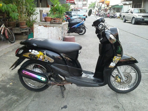 FINO ปี 53 สีดำ ชุดสีสวย เครื่องดี เอกสารครบถ้วน ไม่หลวม ไม่มีควันขาว