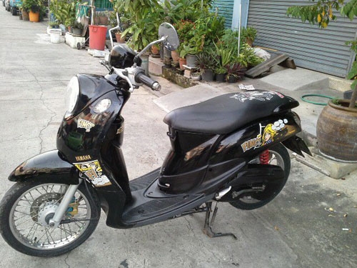 FINO ปี 53 สีดำ ชุดสีสวย เครื่องดี เอกสารครบถ้วน ไม่หลวม ไม่มีควันขาว