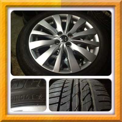 ขายแม็กเดิมขอบ16 ตัว Top Suzuki Swift. 4รู100 + ยางปี13 ราคา 11,900 บ.ถูก