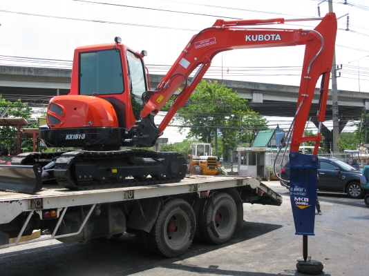 จำหน่ายและรับติดตั้ง หัวทุบ, หัวเจาะ , หัวกระแทก สำหรับรถขุดคูโบต้า (KUBOTA) ทุกรุ่น