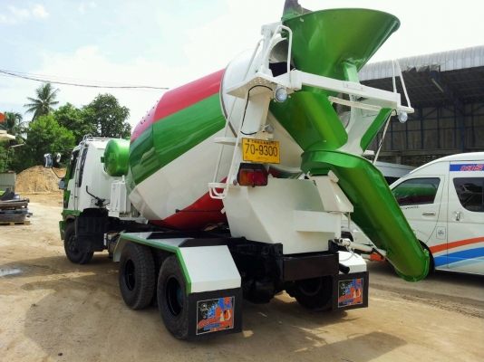 Hino ซีรี่ 500 โม่6คิว 10ล้อเล็ก หัวMega แค๊ป หัวเล็ก น๊อต6ตัว