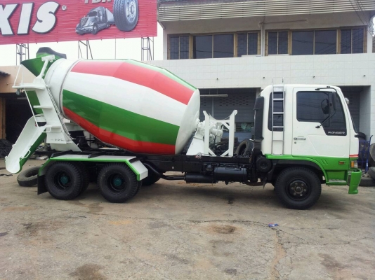 Hino ซีรี่ 500 โม่6คิว 10ล้อเล็ก หัวMega แค๊ป หัวเล็ก น๊อต6ตัว