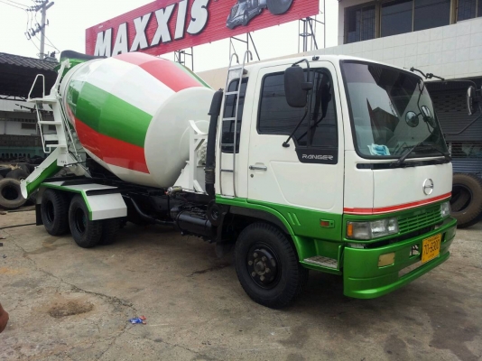 Hino ซีรี่ 500 โม่6คิว 10ล้อเล็ก หัวMega แค๊ป หัวเล็ก น๊อต6ตัว