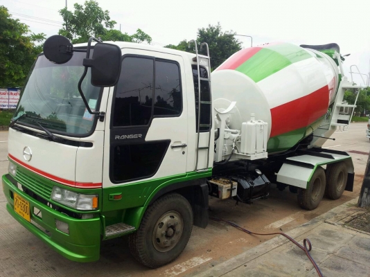 Hino ซีรี่ 500 โม่6คิว 10ล้อเล็ก หัวMega แค๊ป หัวเล็ก น๊อต6ตัว