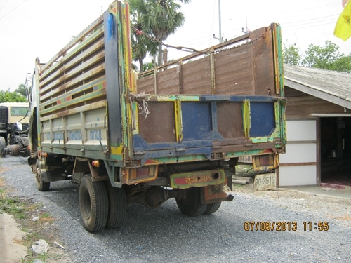 ขายรถบรรทุกหกล้อดั้มเกษตรฮีโน่FD147Bเครื่อง185 แรงม้า HO7C