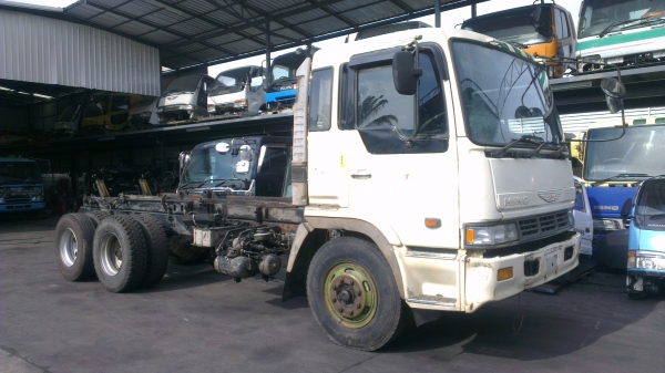 รถสิบล้อดั้มจากนอก Hino Profia K13D  เพลาเดียวช่วงยาว กะบะ6m  Hi