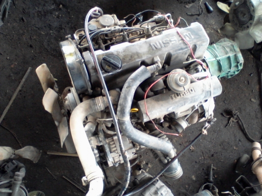 เครื่องพร้อมเกียร์ nissan ld20 turbo (รุ่นLD2) ฝาเรียบ มี VDO