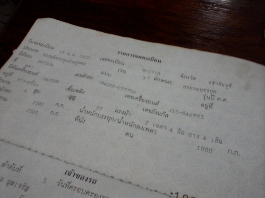 เล่มทะเบียน ช้างเหยีบบ 620 เล่มทะเบียน ช้างเหยีบบ 620