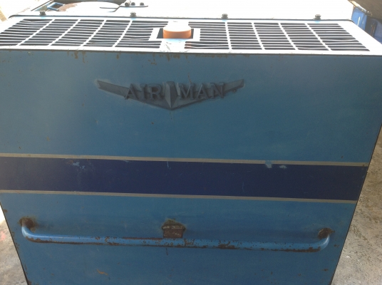 ขายเครื่องปั้มลมเก่าญี่ปุ่น ยี่ห้อ AIRMAN รุ่น PDS 125 S สภาพสวยมาก พร้อมใช้งานทันที