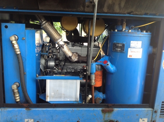 ขายเครื่องปั้มลมเก่าญี่ปุ่น ยี่ห้อ AIRMAN รุ่น PDS 125 S สภาพสวยมาก พร้อมใช้งานทันที