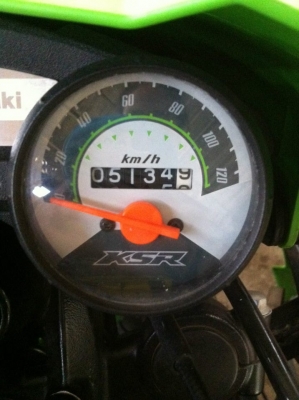 ขาย ksr ลาย5 ปี54 สีเขียว