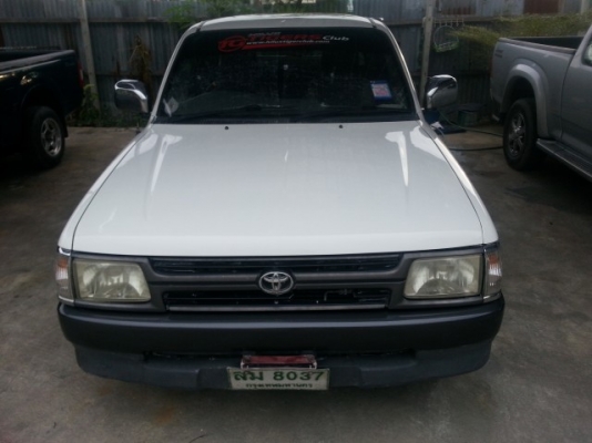 Toyota Tiger 2500 ABS ปี2000 สีขาว แม็ก17 กระจกธรรมดา คอกสแตนเลส สภาพสวย ขับดี ต่อรองได้คับ