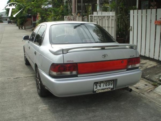 ขาย TOYOTAสามห่วง ปี95 สีบรอนซ์เงิน เกียร์ธรรมดา1300cc.หัวฉีด สวย ด่วน 69000