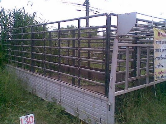 ขายกะบะ 6ล้อพร้อมคอกแป็บน้ำเหล็กใหญ่  ยกลงจากอีซูซุ ร็อกกี้