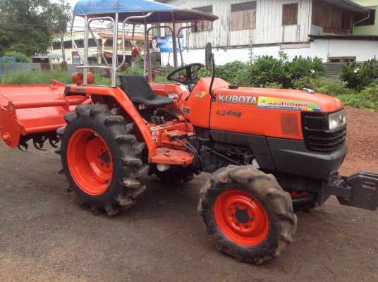 ปัญญาแทรคเตอร์มาแล้ว...จัดมาให้ครับ คูโบต้า L3408 พร้อมโรตาลี่ สยามอิมพลีเม้น