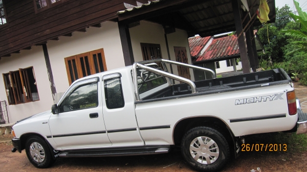 ลดๆๆแล้วครับขายไมตี้เอ็กรถบ้านเดิมๆสวยๆ  สภาพเหมือนพึ่งออกจากศูนย์เลยครับเครื่องเงียบกริบ แอร์ใหม่ล้างทั้งระบบคอมใหม่ตู้แอร์ใหม่เย็นจนหนาว กันชนหน้า+หลังใหม่+แม๊กลายเนอร์ใหม่ยางดอกเต็มพวงมาลัยพาเวอร์เครื่องเสียง ใหม่จัดเต็มDVDชีดี+พาเวอแอมป์+กันสาดใหม่+กั