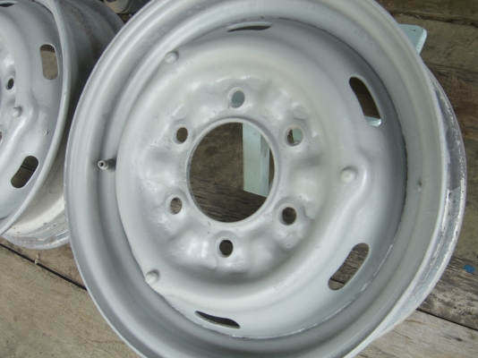 กะทะล้อเหล็กรถกระบะโบราณ ขอบ 14 นิ้ว 6 รู ใช้กับฝาตบได้