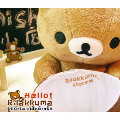 กล่องใส่ปากกาแสนน่ารัก ตุ๊กตาหมีริลัคคุมะ กอดถ้วยกาแฟ