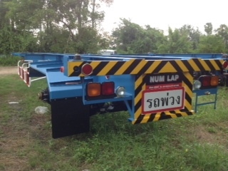 รถเทรลเลอร์ก้างปลา 2 เพลา Num Lab ใหม่