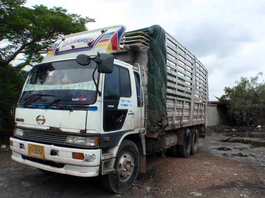 ขาย 10 ล้อ HINO F18 เครื่อง HO7C หัวสิงห์ กระบะเหล็ก โทร.081-9034151