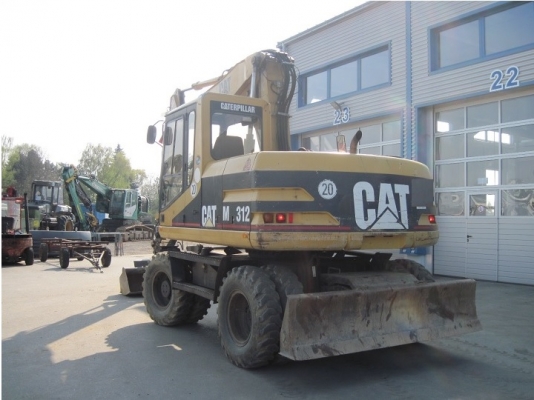 ขายรถตัก Caterpillar M312 #6TL00551 สภาพดี นำเข้าจากญี่ปุ่น