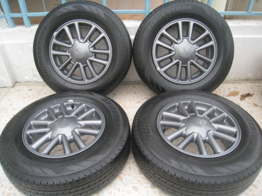 ขายล้อแม็ก All new Isuzu d-max ป้ายแดง 16"x 6.5" et41 6รู139 + ยางปี 0413  สนใจติดต่อ เล็กคลองสามครับ (081-3747940)