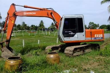 ขาย ฮิตาชิ 120 -1 คอนโทนสั้น ทำงานไว สภาบสมบูรฌ์ มีแอร์ เอกสานอืนวอย์JSR