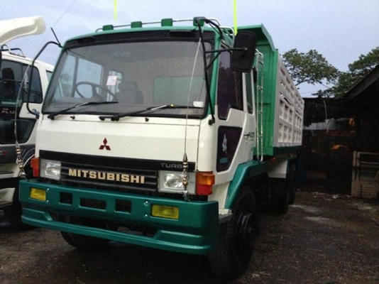 ขายด่วน รถบรรทุก 10 ล้อ MITSUBISHI  220  แรง เทอร์โบแท้ ปี 38 ดั้ม รถสวยสภาพ พร้อมใช้งาน