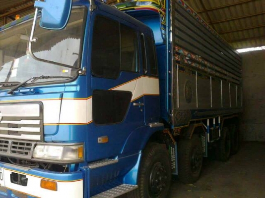 ขายรถ 12 ล้อ 2 เพลา กระบะเนียมคอกเกษตรดั้ม มีลำโพงลากลูก HINO PROFIA  P11C 325 แรง ปี.56 รถสวยราคาถูกๆ รีบจองด่วน