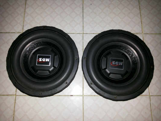 ขายถูกๆดอกซับ10นิ้ว1คู่สภาพใหม่มากเลยครับแม่เหล็ก2ชั้น