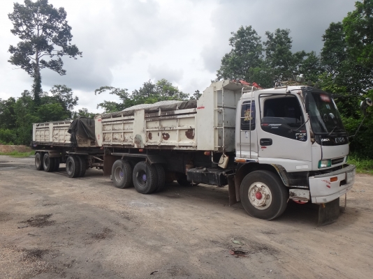ขายด่วน  รถสิบล้อสองเพลาดั้มพ์พ่วง แม่-ลูก ISUZU  DEGA  270  ยูโร1  เดิมๆ  สภาพดีมากสมบูรณ์แบบ  พร้อมใช้งาน