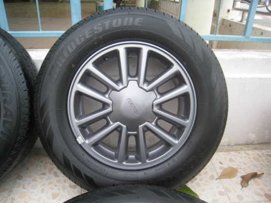 ขายล้อแม็ก All new Isuzu d-max ป้ายแดง 16"x 6.5" et41 6รู139 + ยางปี 0413  สนใจติดต่อ เล็กคลองสามครับ (081-3747940)