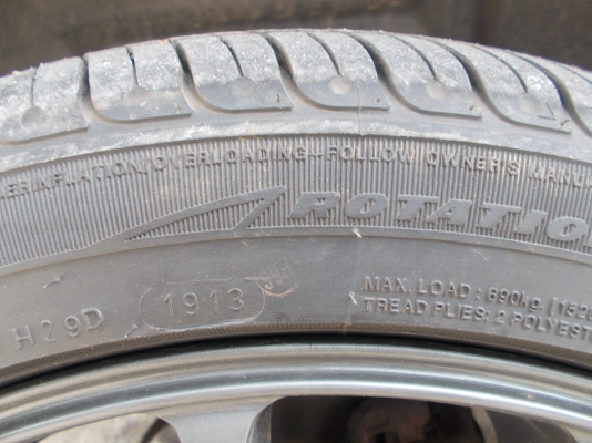 ขายแม็กมือสองพร้อมยางใหม่ 6 รู 18" ราคา 16900 ด่วน