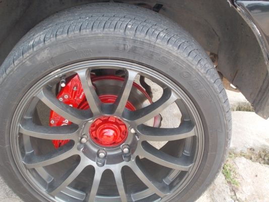 ขายแม็กมือสองพร้อมยางใหม่ 6 รู 18" ราคา 16900 ด่วน