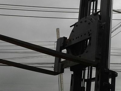 ตัวหมุนพร้อมงา 1.2เมตร ใส่รถ1.5ตัน แบบในราง