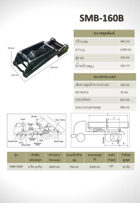 ชุดดั้มพ์ 6 ตัน 160 จากโรงงานมาตรฐานญี่ปุ่น ราคาพิเศษ