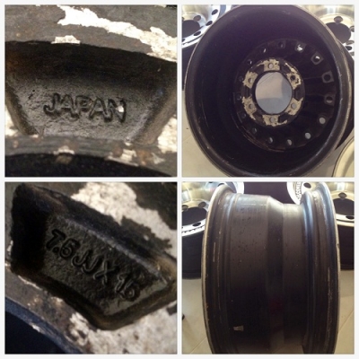 ขายล้อหยดน้ำ DISCOVERY JAPAN ขอบ 15x7.5 ET0 6/139.7 สภาพสวยๆ ครับ