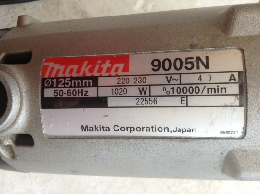 ขายหินเจียร์ 5 นิ้ว ยี่ห้อมากีต้า รุ่น 9005N