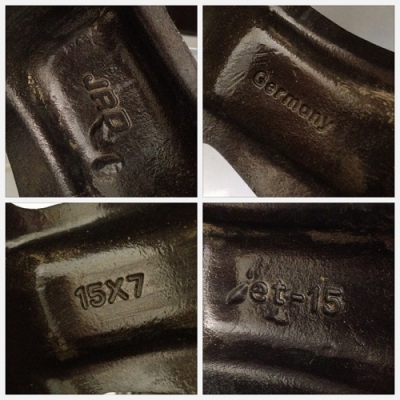 ขายล้อ JRD GERMANY ขอบ 15x7 ET-15 6/139.7 ลาย 6 ก้านเฉียง เงาๆ สวยๆ ครับ