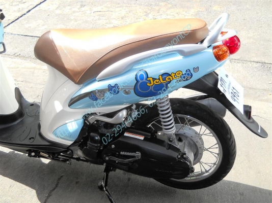 SUZUKI Jelato Cute 125cc. ปี 2013 ชอบแตกต่าง แต่ไม่นอกกฎ สภาพเดิมๆ สีฟ้า สดใส ลายน่ารัก