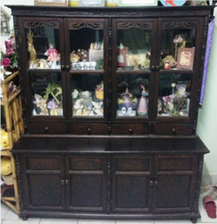 ขายตู้โชว์ไม้สัก เก่า สภาพดี