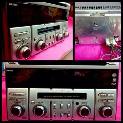 วิทยุ 2 Din Addzest (By Clarion) รุ่น DMZ555 CD/MD/Aux Pre-out 1ชุด แนวคลาสสิคร่วมสมัย เสียงใส หวาน สดๆ พิมพ์เดียวกับรุ่นพี่ที่ขาย ขาย 2,500 บาท (รุ่นนี้ไม่ที Mp3 น๊าา)