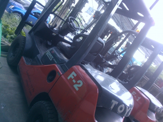 ขายรถฟอร์คลีฟท์ TOYOTA  8FD25,SN:12214,Yr.2008,Hr.2443, เสา3 เมตรดีเซลออโต้ รถสภาพดีใช้งานได้เลย ติดต่อมานะ 085-9049669