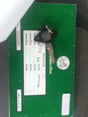 ขาย YAMAHA FINO สีเขียว-ขาว ปี 2552