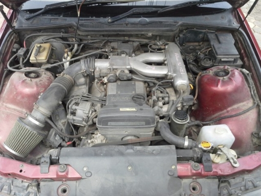 bmw 318i 1996 สีแดง เครื่องเจ 2500 เบนซิน ออกค่าโอนให้