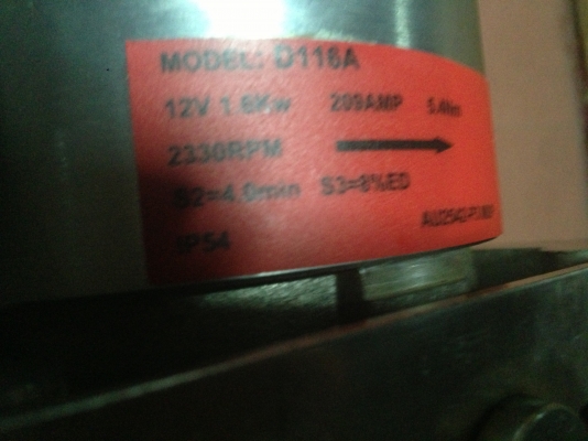 มอเตอร์ 12 v. สำหรับกะบะยกดั้มพ์5ตัน