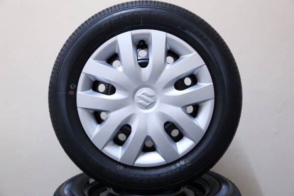 ขายล้อกะทะ Suzuki Swift ขนาด 15 นิ้ว พร้อมยางป้ายแดง ปี13